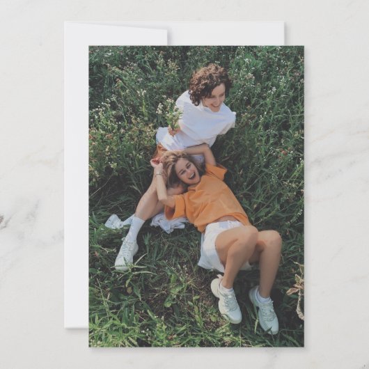 Rustic Wedding Party Bridesmaid proposal Kaart (Achterkant)