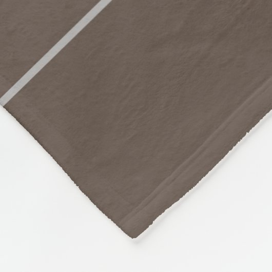 Rustic Wedding & Pas getrouwd Monogram Gift Keepsl Fleece Deken (Hoek)