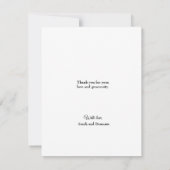 Rustic Wedding Photo Collage Love Aankondiging (Achterkant)