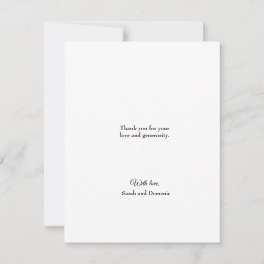 Rustic Wedding Photo Collage Love Aankondiging (Achterkant)