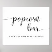 Rustic Wedding Popcorn-banglijst Poster (Voorkant)