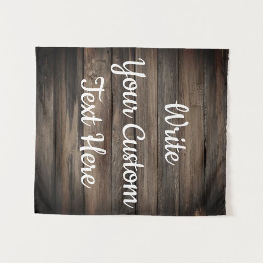 Rustic Wedding Reception Foto Booth Backdrop Barn Wandkleed (Voorkant (horizontaal))