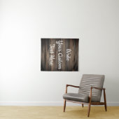 Rustic Wedding Reception Foto Booth Backdrop Barn Wandkleed (In Situ (horizontaal))