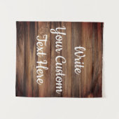Rustic Wedding Reception Foto Booth Backdrop Prop Wandkleed (Voorkant (horizontaal))