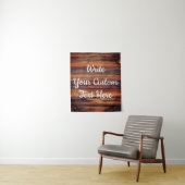 Rustic Wedding Reception Foto Prop Backdrop Sign Wandkleed (In situ)