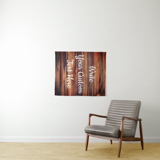 Rustic Wedding Reception Foto Prop Backdrop Sign Wandkleed (In Situ (horizontaal))