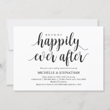 Rustic Wedding Rehearsal Dinner, Black and White
