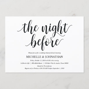 Rustic Wedding Rehearsal Dinner Invitation Card Kaart