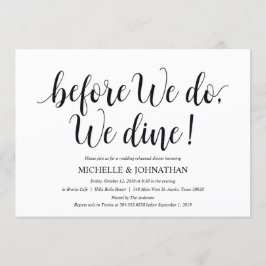 Rustic Wedding Rehearsal Dinner Invitation Card Kaart