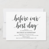 Rustic Wedding Rehearsal Dinner Invitation cards Kaart (Voorkant)