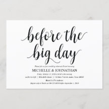 Rustic Wedding Rehearsal Dinner Invitation cards