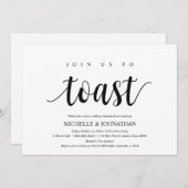 Rustic Wedding Rehearsal Dinner Invitation cards Kaart (Voorkant / Achterkant)