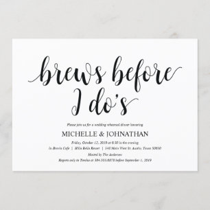 Rustic Wedding Rehearsal Dinner Invitation cards Kaart