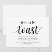 Rustic Wedding Rehearsal Dinner Invitation cards Kaart (Voorkant / Achterkant)