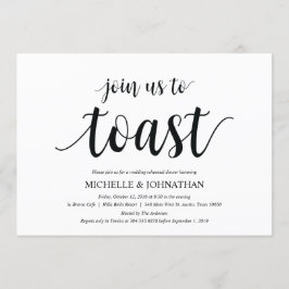 Rustic Wedding Rehearsal Dinner Invitation cards Kaart