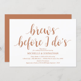 Rustic Wedding Rehearsal Dinner, Modern Copper Kaart