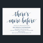 Rustic Wedding Rehearsal Dinner, Navy Blue Kaart<br><div class="desc">Een huwelijksrepetitie met de toekomstige Bride en de toekomstige Groom,  voor hun grote dag? Nodig de gasten uit met deze Rustic Wedding Rehearsal Dinner Invitation Card. Voeg uw repetitieve diner details toe in het overeenkomende zwarte lettertype/lettertype.

#TeeshaDerrick</div>