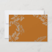 Rustic Wedding Response Kaart (Achterkant)