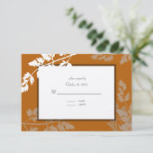 Rustic Wedding Response Kaart (Staand voorkant)