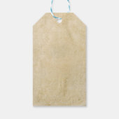 Rustic Wedding Romantic Favor Tag Cadeaulabel (Achterkant)