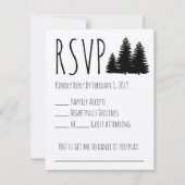 Rustic Wedding RSVP (Voorkant)