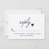 Rustic Wedding RSVP - Respons-kaart (Voorkant)