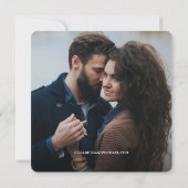 Rustic Wedding Save the date photoWood Grain Kaart (Achterkant)