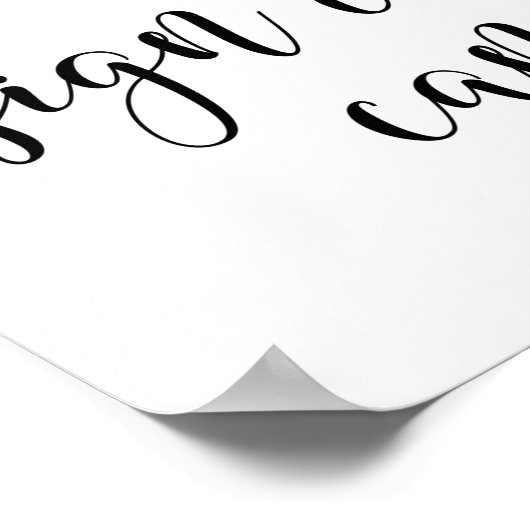 Rustic Wedding Sign Our Canvas Poster (Hoek)