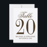 Rustic Wedding Table Number Kaart<br><div class="desc">Rustic Wedding Table Number Kaarten. Ook perfect voor vrijgezellenfeest,  verjaardagsfeest,  restaurants,  speciale feestjes en evenementen.</div>