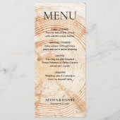 Rustic Wedding Tree Houdbaars Grain Menu (Voorkant)