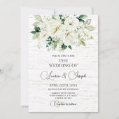 Rustic Wedding-uitnodiging Kaart (Voorkant)