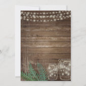  Rustic Wedding-uitnodigingen Kaart (Achterkant)