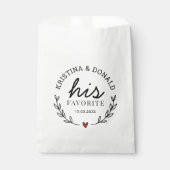 Rustic Wedding voor zijn favoriet Bedankzakje (Voorkant)