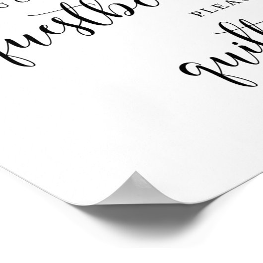 Rustic Wedding Wedding Quilt Guest Book Sign Poster (Hoek)