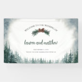 Rustic Wedding Welcome Banner Sign (Horizontaal)