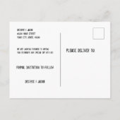 Rustic Wedding Western Bull Skull Save the Date Aankondigingskaart (Achterkant)