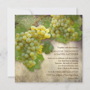 Rustic Wedding Wine Country Vineyard  Style Kaart