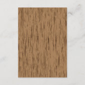 Rustic Wedding Wishing Well Enclosure Card Informatiekaartje (Achterkant)