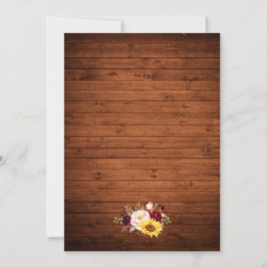 Rustic Wedding Wood Licht Jars Lace Gemengd Kaart (Achterkant)