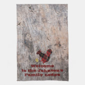 Rustic Welcome Pset Squirrel Theedoek (Verticaal)
