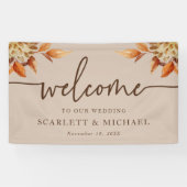 Rustic Welcome Wedding Banner (Horizontaal)