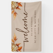 Rustic Welcome Wedding Banner (Verticaal)