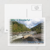 Rustic West Virginia Briefkaart (Voorkant / Achterkant)