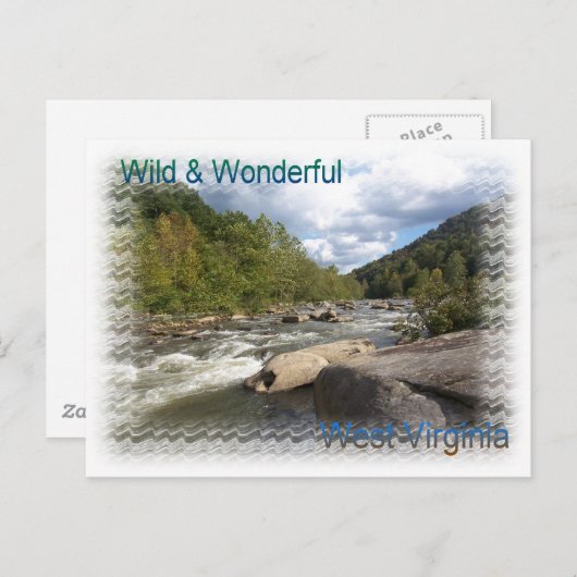 Rustic West Virginia Briefkaart (Voorkant / Achterkant)