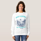 Rustic West Virginia Nature Scene with Bear Trui (Voorkant volledig)