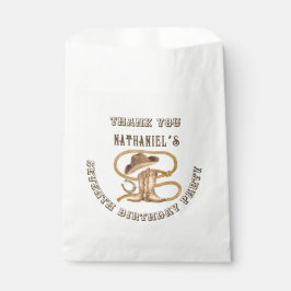 Rustic western cowboy you are wanted bedankzakje