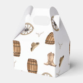 Rustic western cowboy you are wanted birthday  bedankdoosjes (Achterkant)