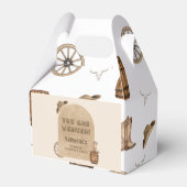 Rustic western cowboy you are wanted birthday  bedankdoosjes (Voorkant Zijde)