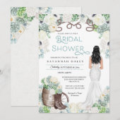 Rustic Western Cowgirl Boots Vrijgezellenfeest Kaart (Voorkant / Achterkant)