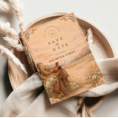 Rustic Western Ranch Wedding Save The Date